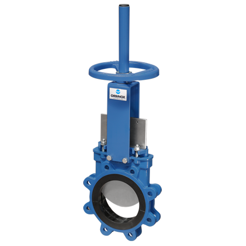 Vanne guillotine bidirectionelle type lug revêtue de polyuréthane conçue pour les applications industrielles